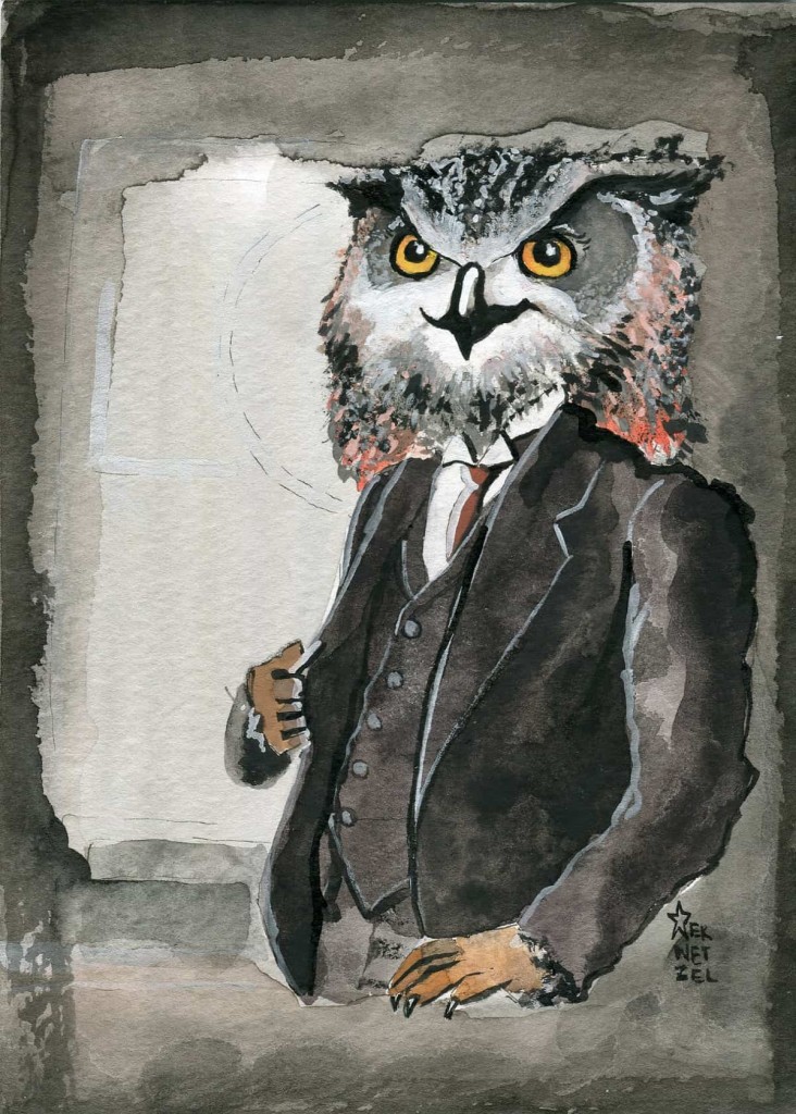 "Einstein Owl," by Erin Wetzel