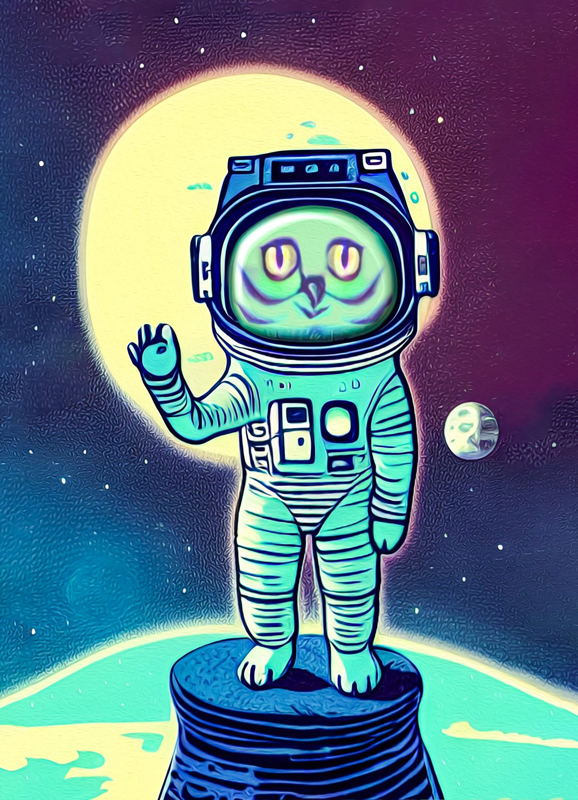 Astronaut Cat | Jersey Devil Press